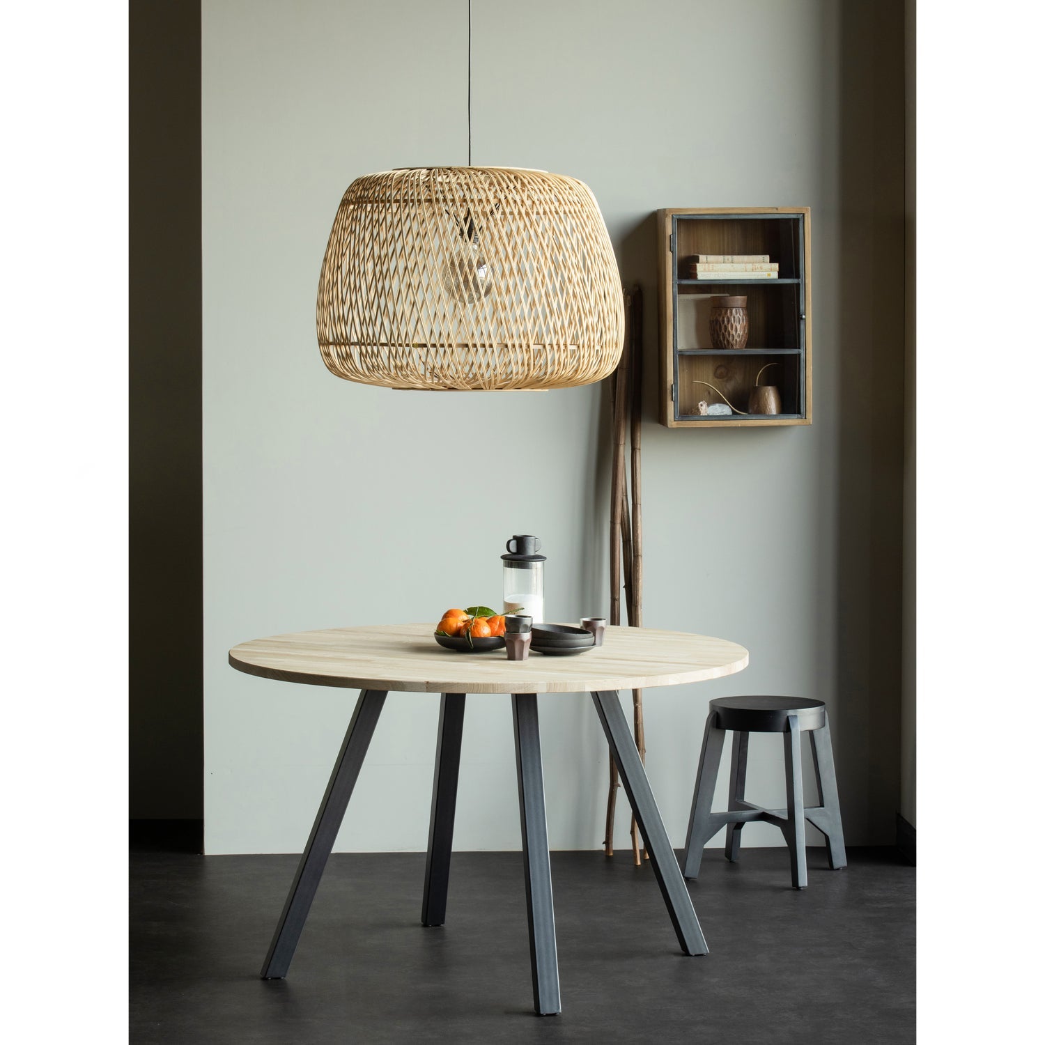 2-STANDEN POOT VIERKANT KD METAAL 1 STUKS