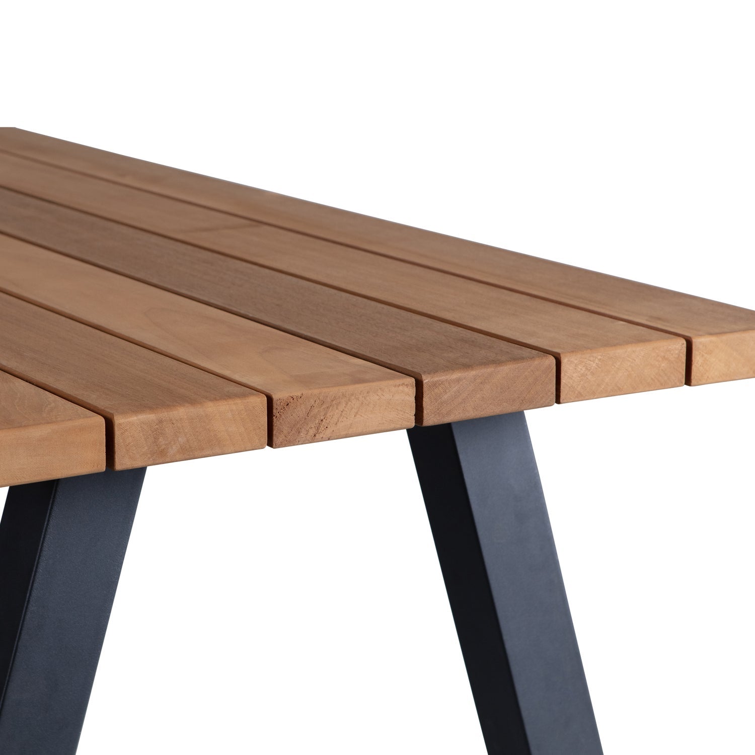 TABLO TUINTAFEL AYOUS NATUREL MET A-VORM POOT METAAL [fsc]