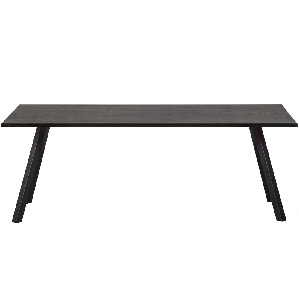 COMBI-TABLO: TAFEL EIKEN 160X90 & 2-STAND BLACKNIGHT [fsc]