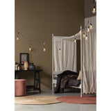 SARA POEF HOOG VELVET OUD ROZE 46xO46