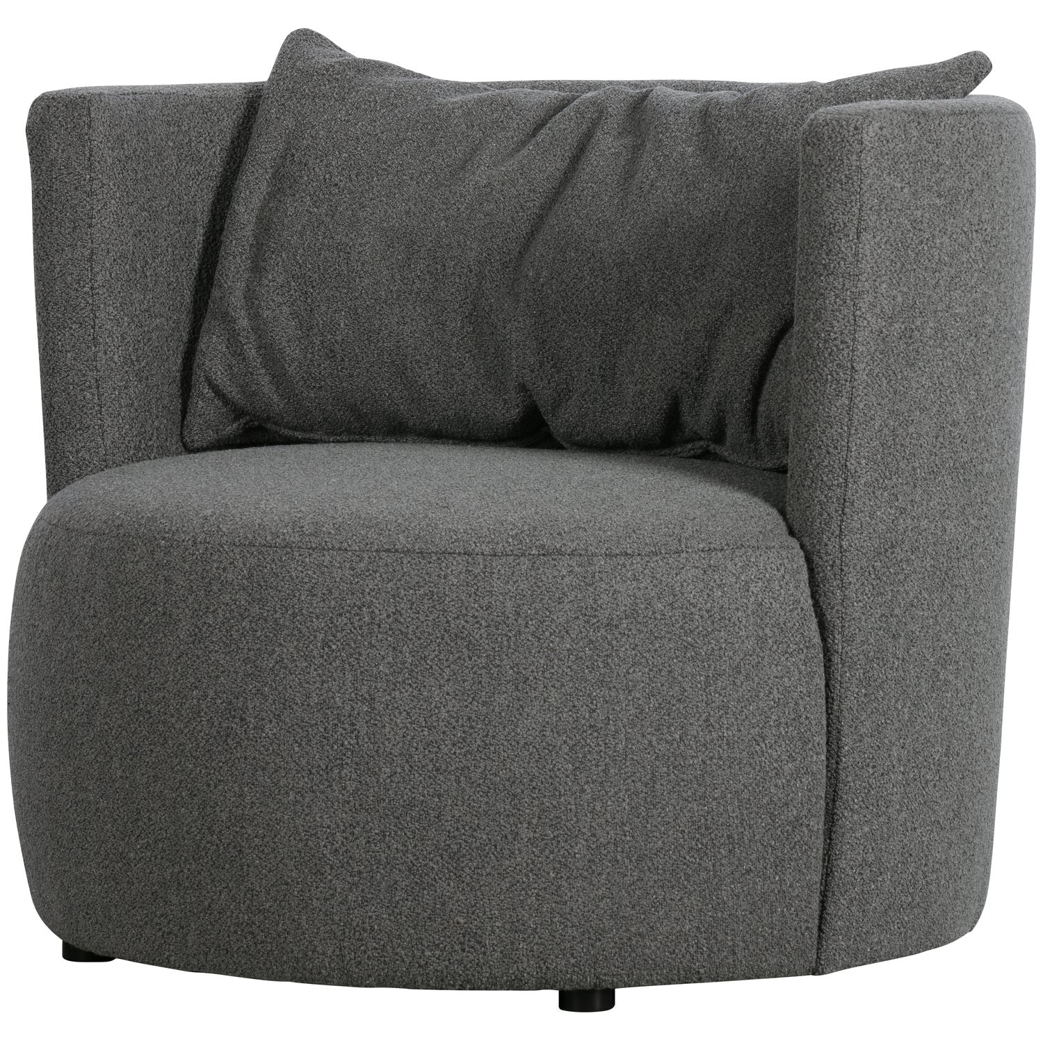 EXPLORE FAUTEUIL BOUCLE STAALGRIJS
