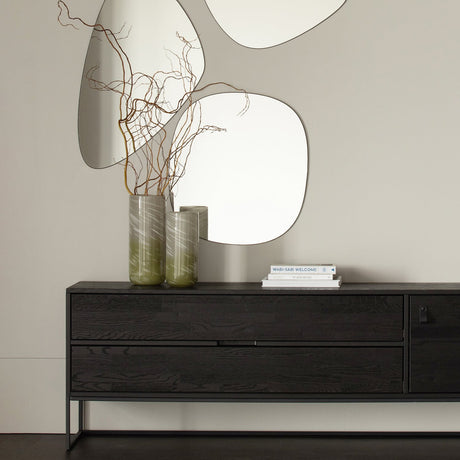 PHILOU SPIEGEL ZWART 47x81 CM