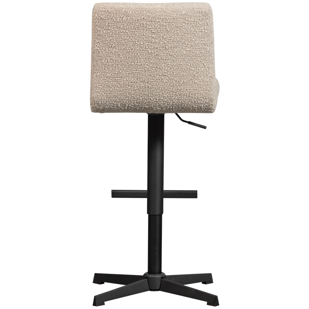 VINNY DRAAIBARE BARSTOEL BOUCLE ZAND