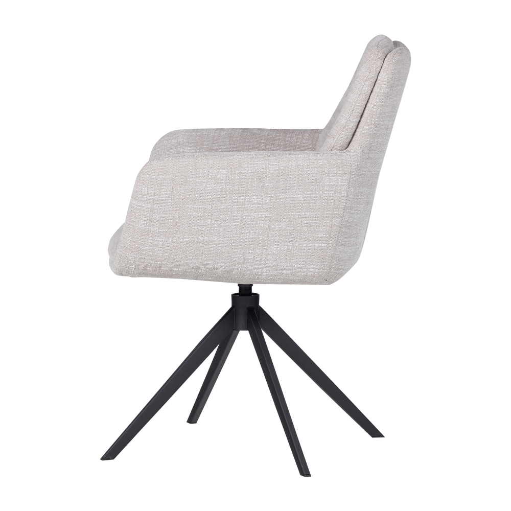 GRANT EETKAMERSTOEL NATUREL MELANGE [fsc]