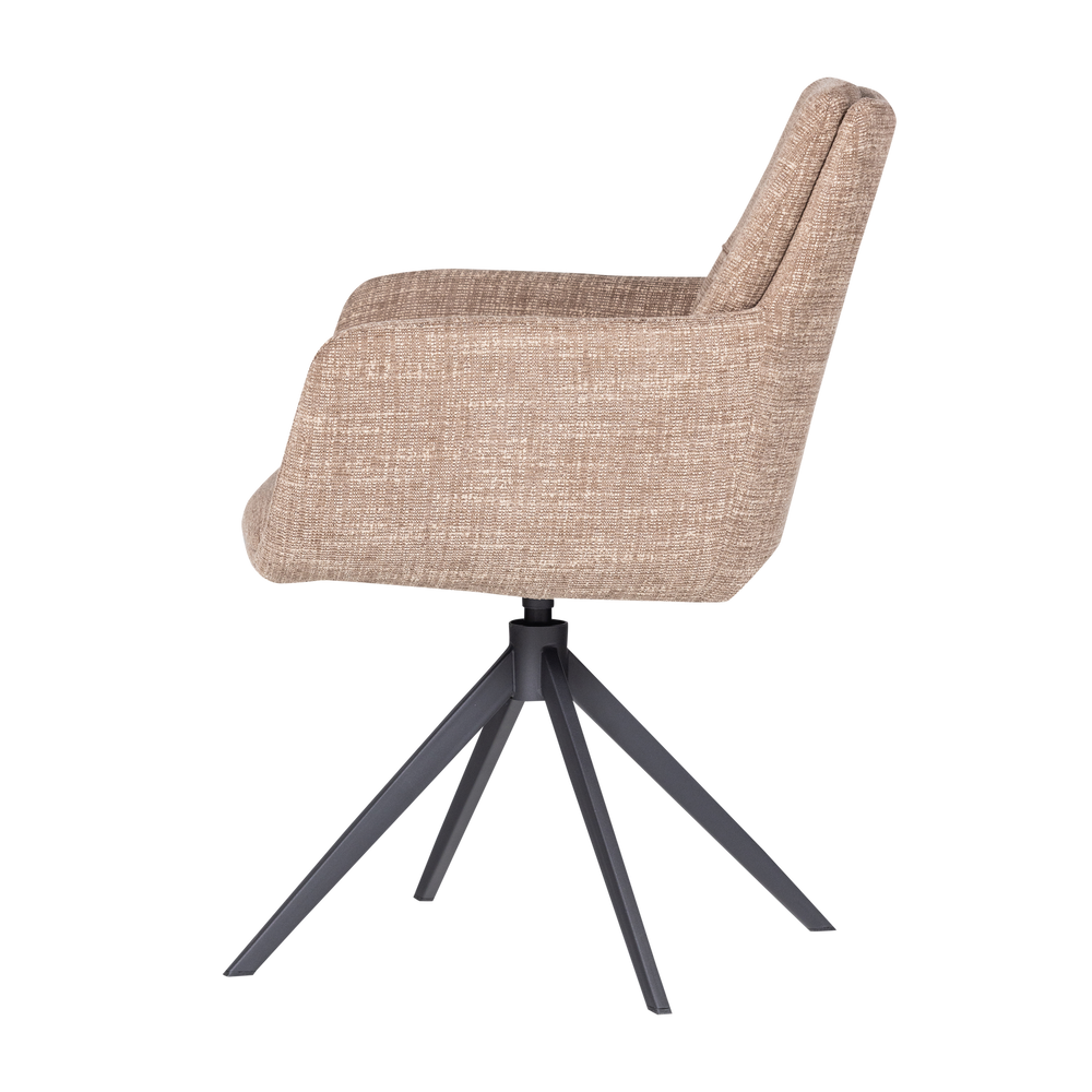 GRANT EETKAMERSTOEL ZAND MELANGE [fsc]