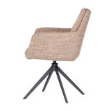 GRANT EETKAMERSTOEL ZAND MELANGE [fsc]