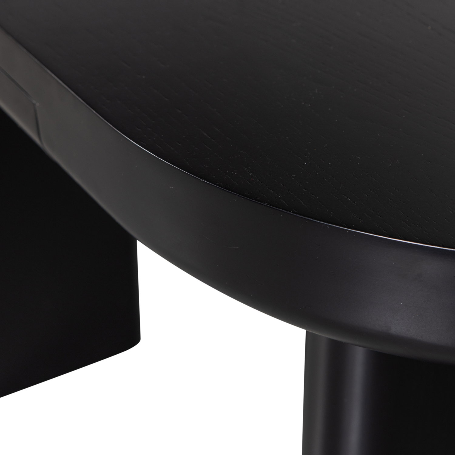 MAEL BUREAU/SIDETABLE FINEER ZWART