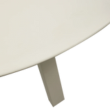 WOOOD - Auke buitentafel aluminium mist 75x120cm rond