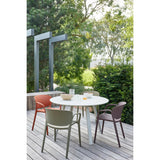 WOOOD - Auke buitentafel aluminium mist 75x120cm rond