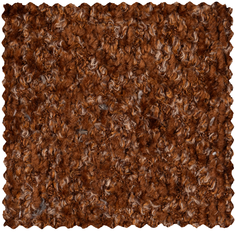 MOJO CHAISE LONGUE BANK RECHTS WOLLIG ROESTBRUIN