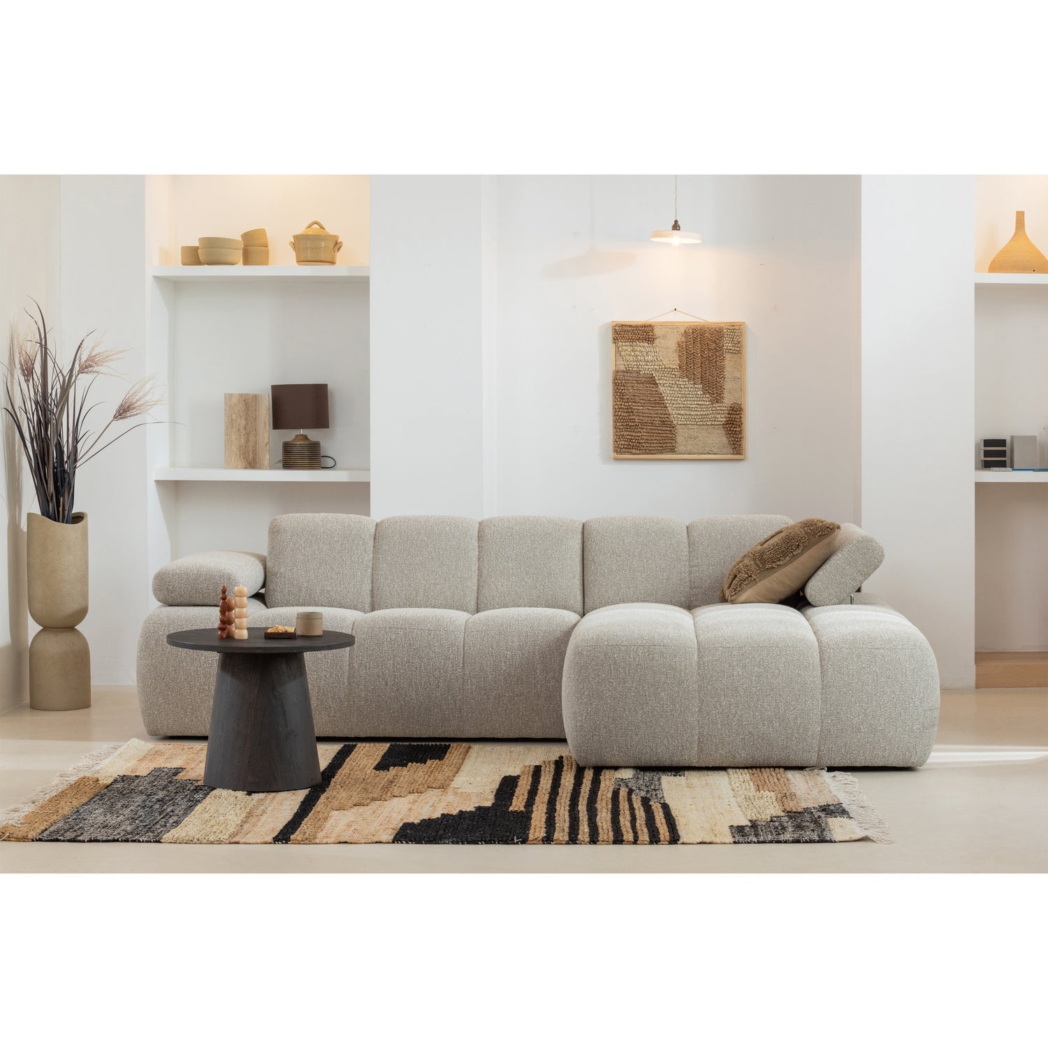 MAAN SALONTAFEL MDF DONKERBRUIN 40XO80 CM