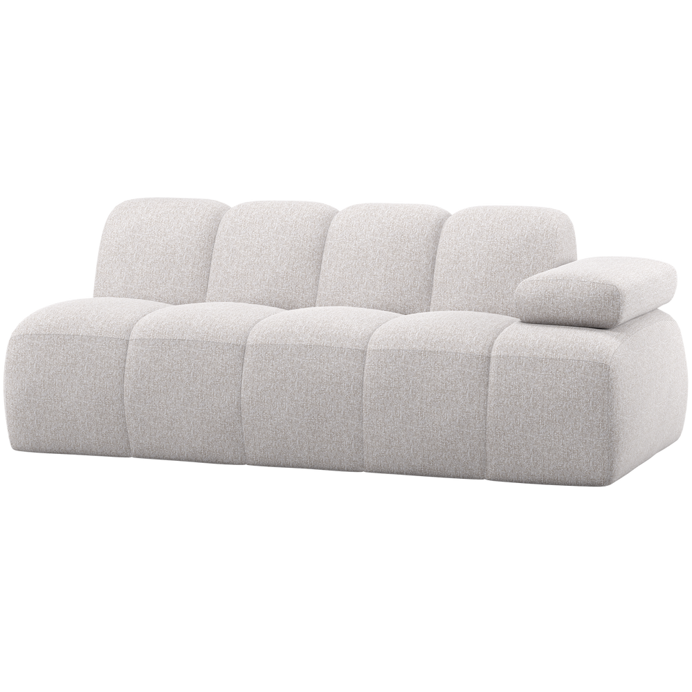 MOJO 2-ZITS ELEMENT ARM RECHTS BOUCLE ECRU MELANGE