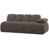 MOJO 2-ZITS ELEMENT ARM RECHTS WOLLIG BRUIN