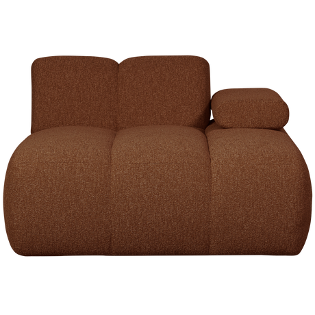 MOJO CHAISE LONGUE ELEMENT RECHTS BOUCLE ROESTBRUIN MELANGE