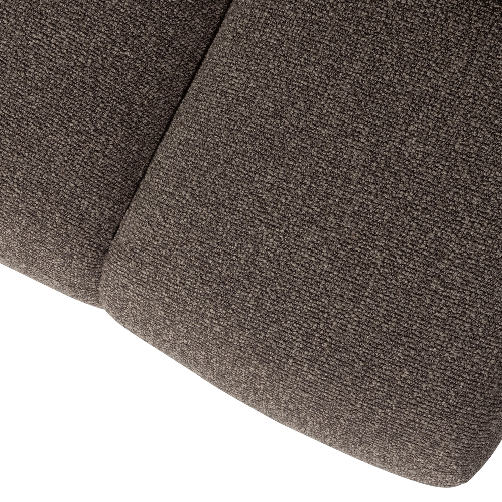 MOJO EETBANK 164 CM BOUCLE BRUIN MELANGE