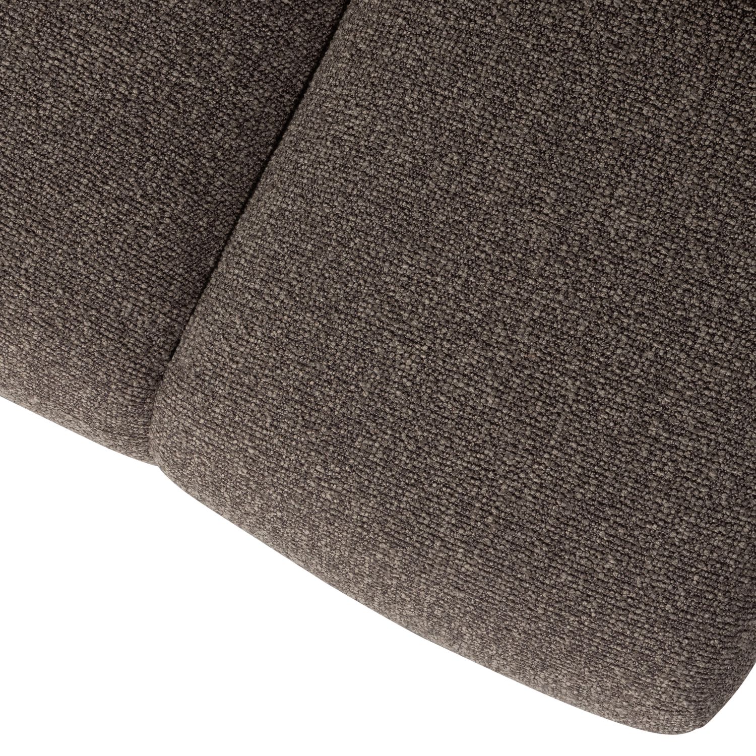 MOJO EETBANK 164 CM BOUCLE BRUIN MELANGE