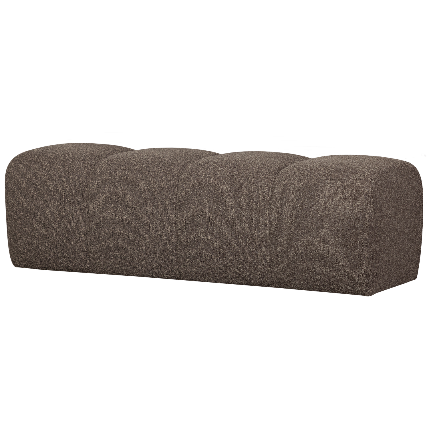 MOJO EETBANK 164 CM BOUCLE BRUIN MELANGE