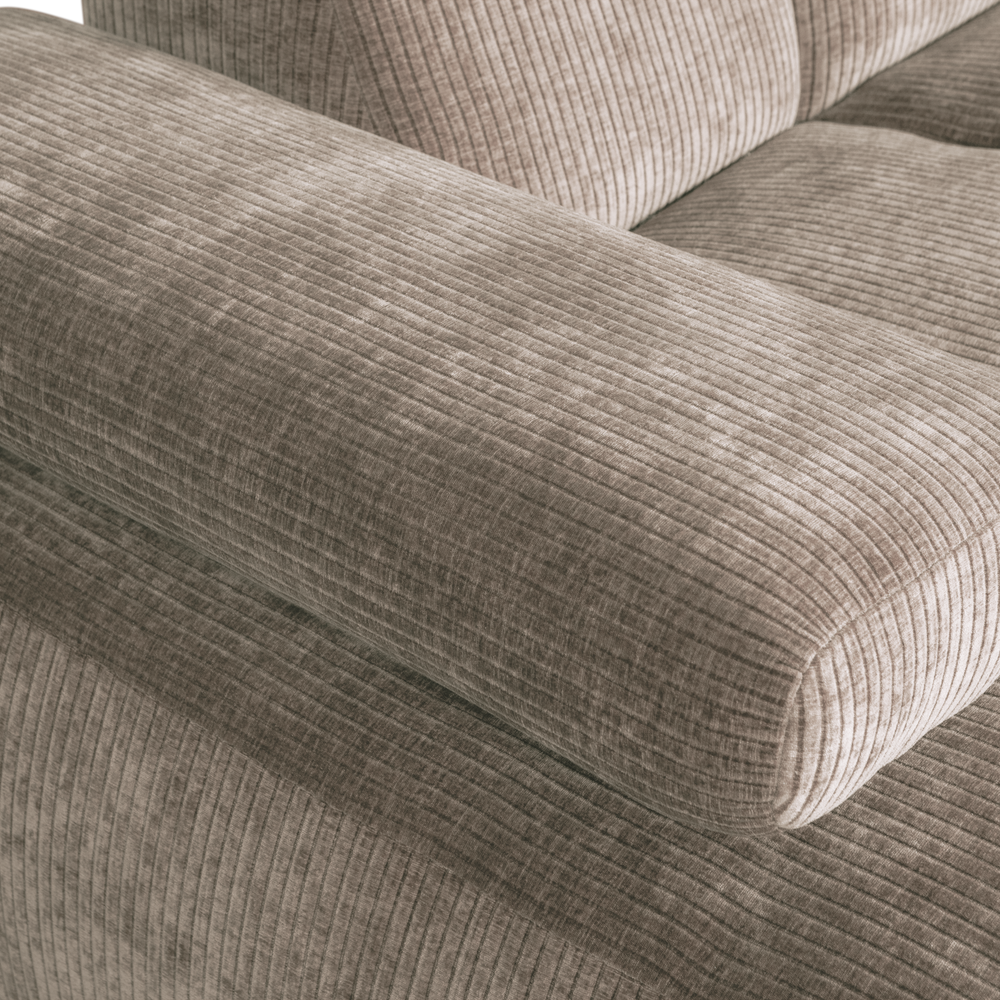 MOJO CHAISE LONGUE BANK LINKS RIBSTOF DONKERZAND