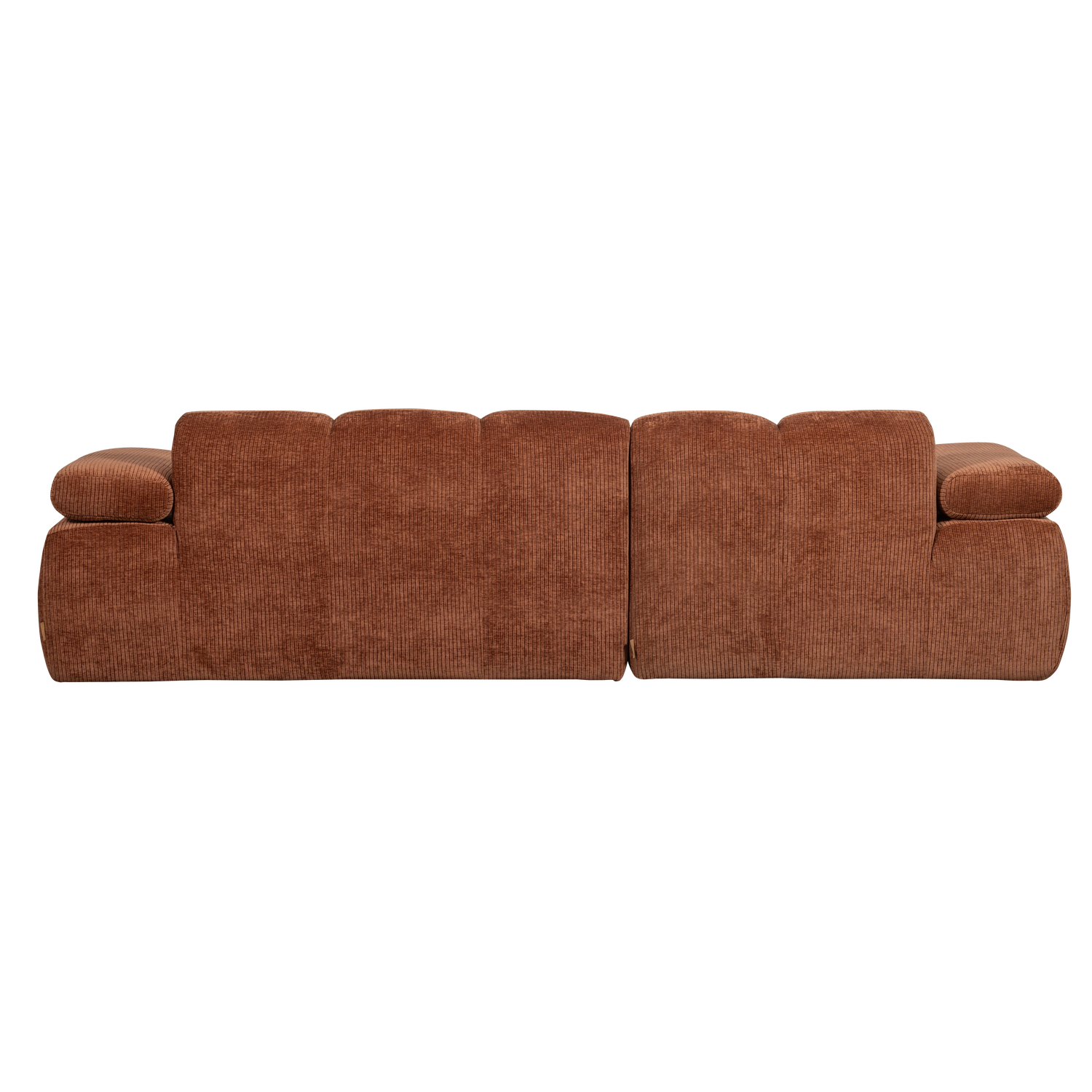 MOJO CHAISE LONGUE BANK LINKS RIBSTOF ROESTBRUIN