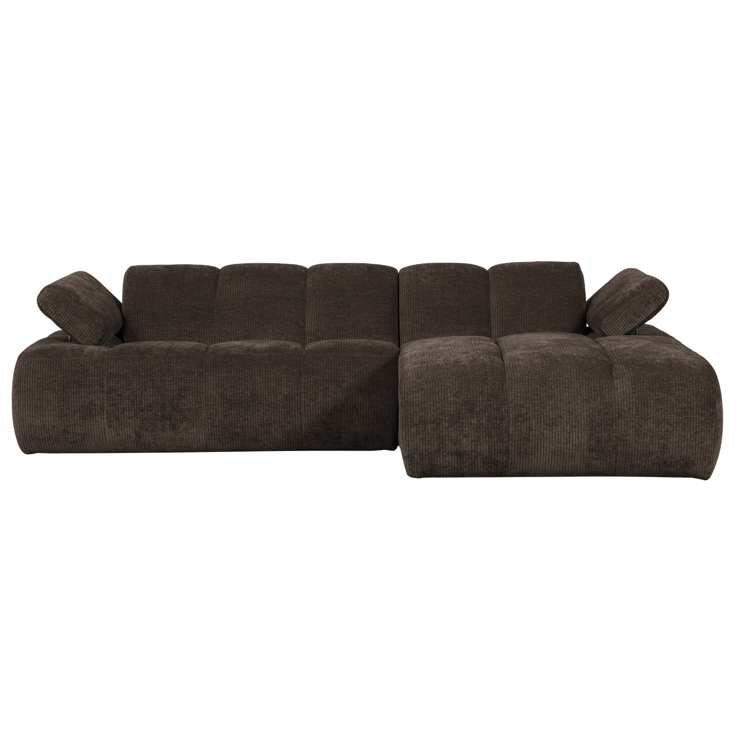 MOJO CHAISE LONGUE BANK RECHTS RIBSTOF BRUIN