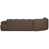 MOJO HOEKBANK LINKS BOUCLE BRUIN MELANGE