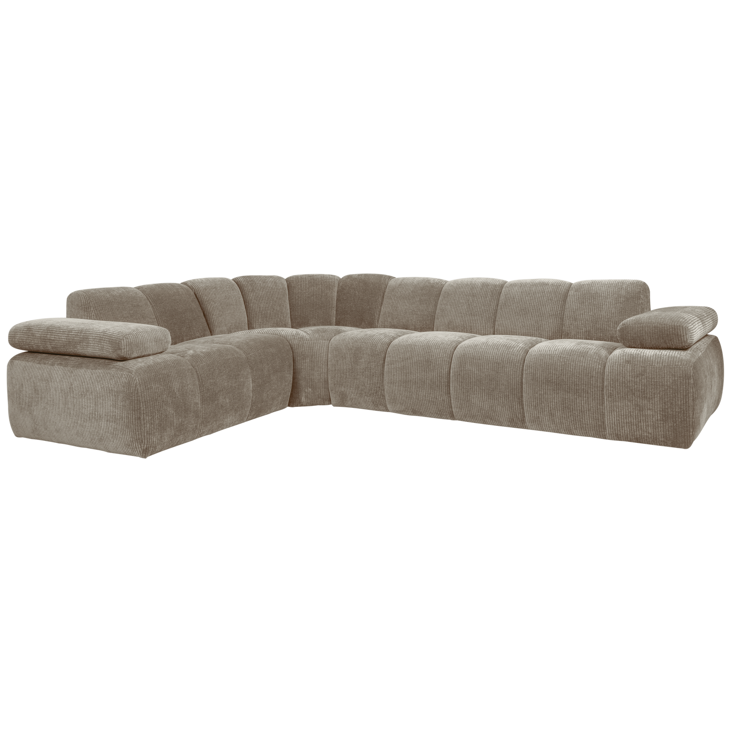 MOJO HOEKBANK LINKS RIBSTOF DONKERZAND