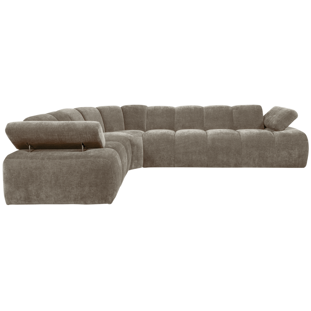 MOJO HOEKBANK LINKS RIBSTOF DONKERZAND