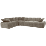 MOJO HOEKBANK LINKS RIBSTOF DONKERZAND