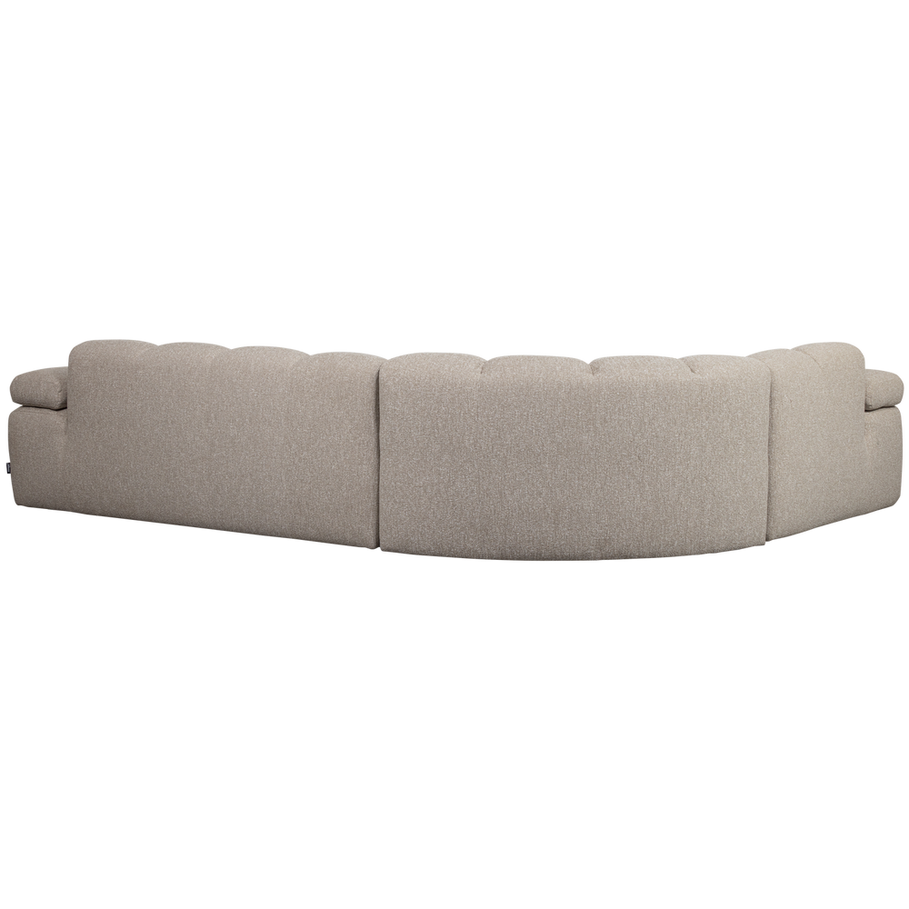 MOJO HOEKBANK LINKS BOUCLE BEIGE MELANGE