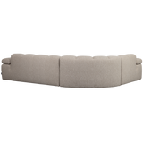 MOJO HOEKBANK LINKS BOUCLE BEIGE MELANGE