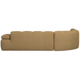 MOJO HOEKBANK LINKS BOUCLE GEEL/BRUIN MELANGE