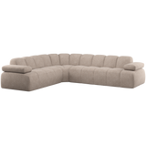 MOJO HOEKBANK LINKS WOLLIG DONKERZAND