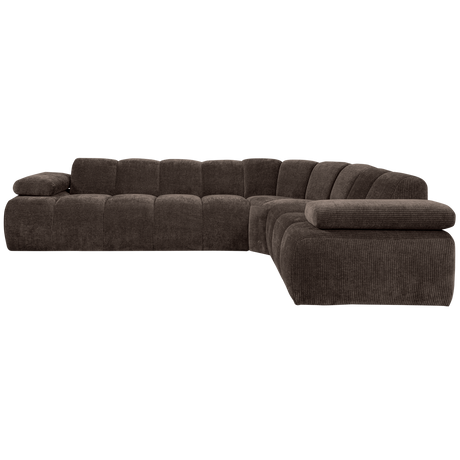 MOJO HOEKBANK RECHTS RIBSTOF BRUIN