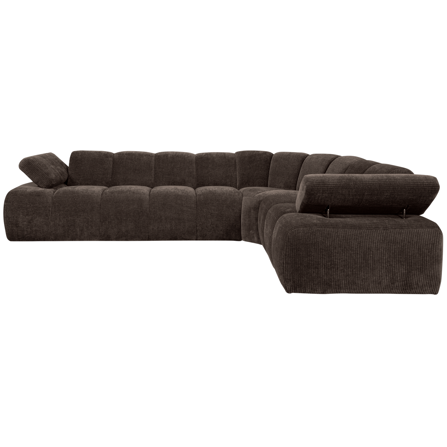 MOJO HOEKBANK RECHTS RIBSTOF BRUIN