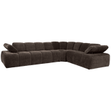 MOJO HOEKBANK RECHTS RIBSTOF BRUIN