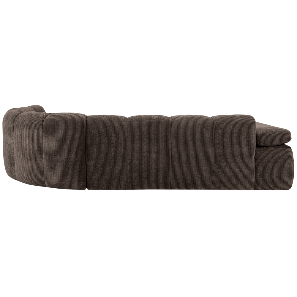 MOJO HOEKBANK RECHTS RIBSTOF BRUIN