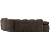 MOJO HOEKBANK RECHTS RIBSTOF BRUIN