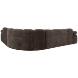 MOJO HOEKBANK RECHTS RIBSTOF BRUIN