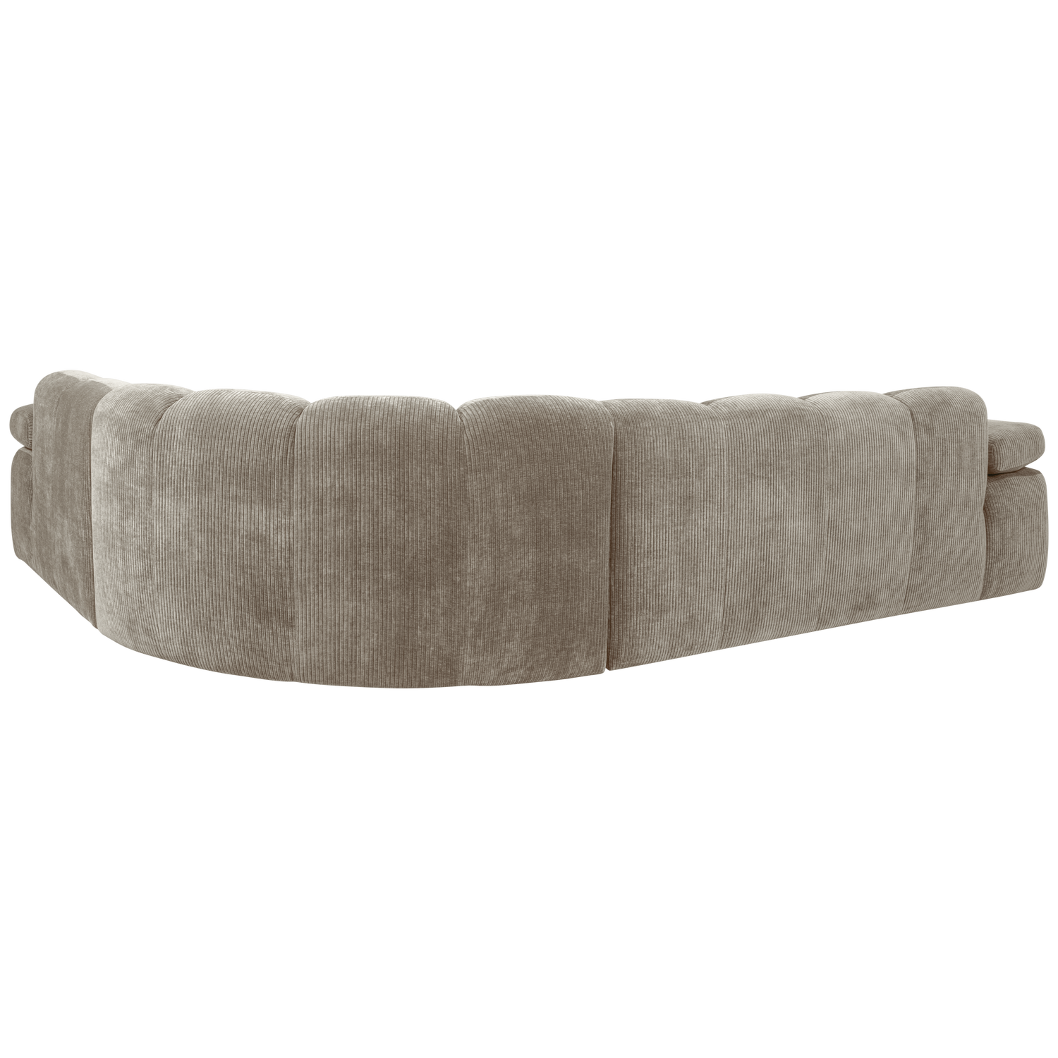 MOJO HOEKBANK RECHTS RIBSTOF DONKERZAND