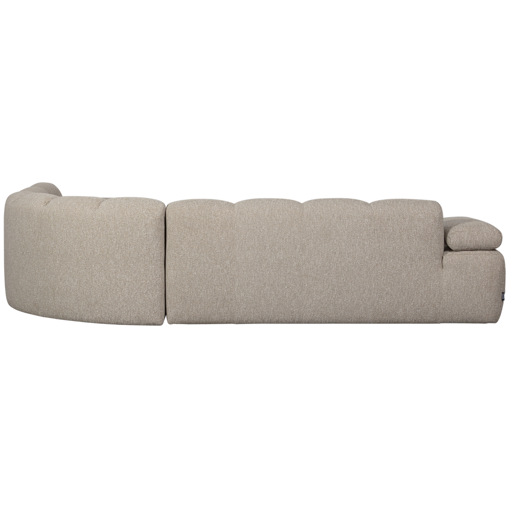 MOJO HOEKBANK RECHTS BOUCLE BEIGE MELANGE
