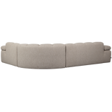 MOJO HOEKBANK RECHTS BOUCLE BEIGE MELANGE