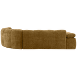 MOJO HOEKBANK RECHTS RIBSTOF HONINGGEEL