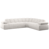 MOJO HOEKBANK RECHTS WOLLIG ECRU