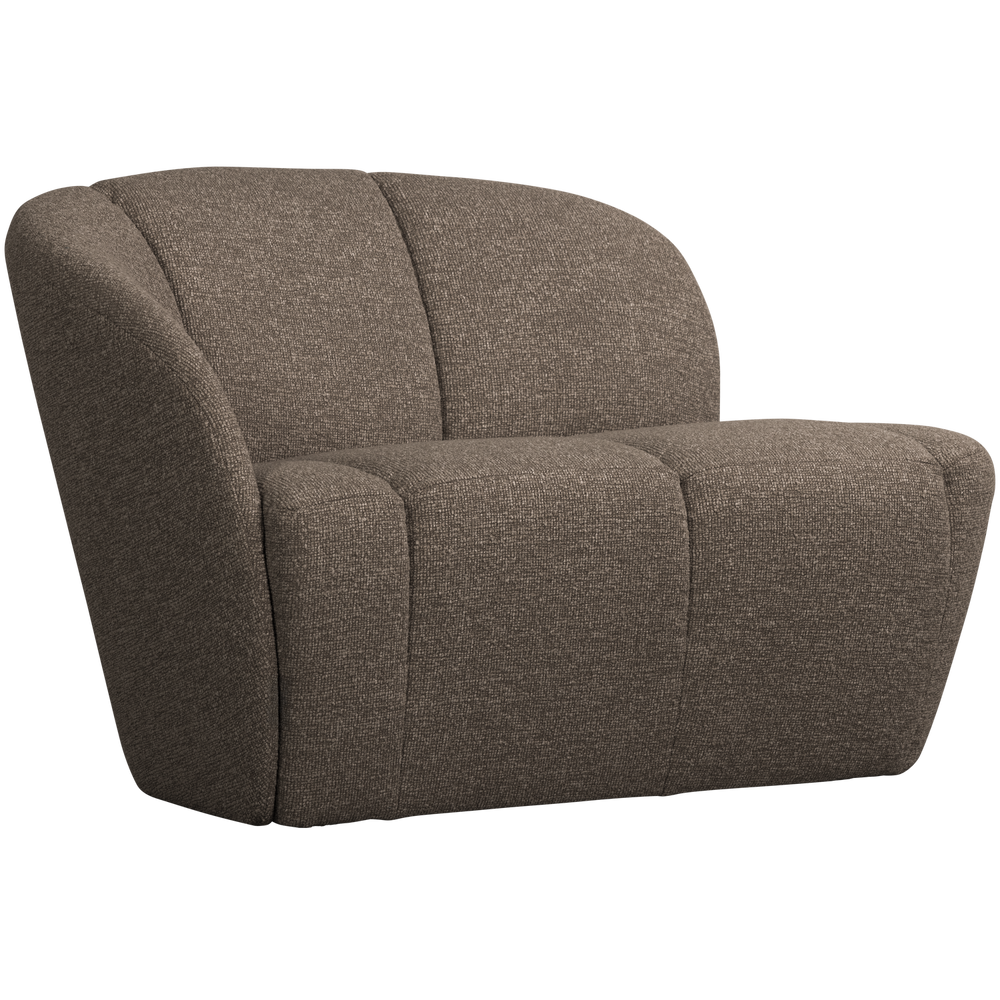 MOJO 2-ZITS BANKJE LINKS BOUCLE BRUIN MELANGE