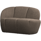 MOJO 2-ZITS BANKJE LINKS BOUCLE BRUIN MELANGE