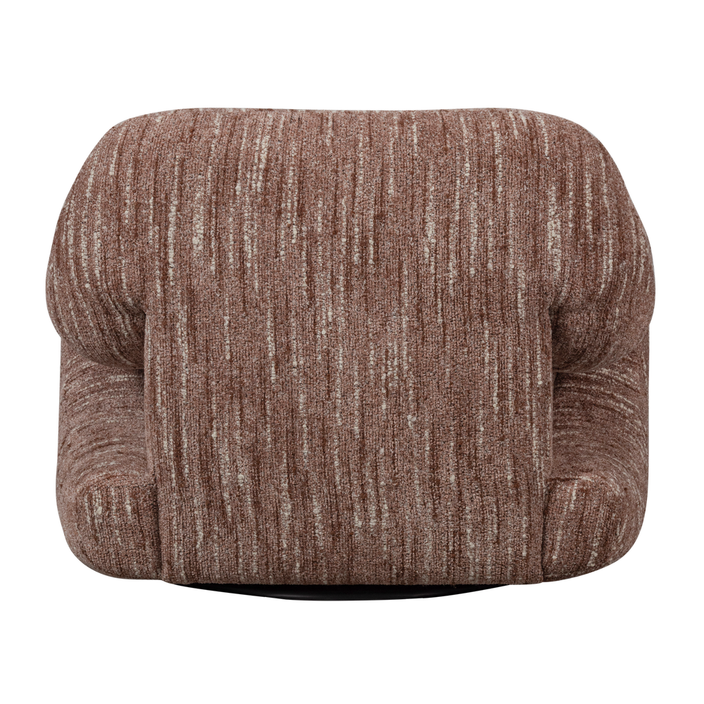 FOLKE FAUTEUIL CHENILLE OUDROZE MELANGE