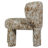 UPKE FAUTEUIL MET DESSIN NATUREL/BRUIN