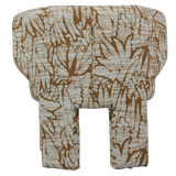 UPKE FAUTEUIL MET DESSIN NATUREL/BRUIN