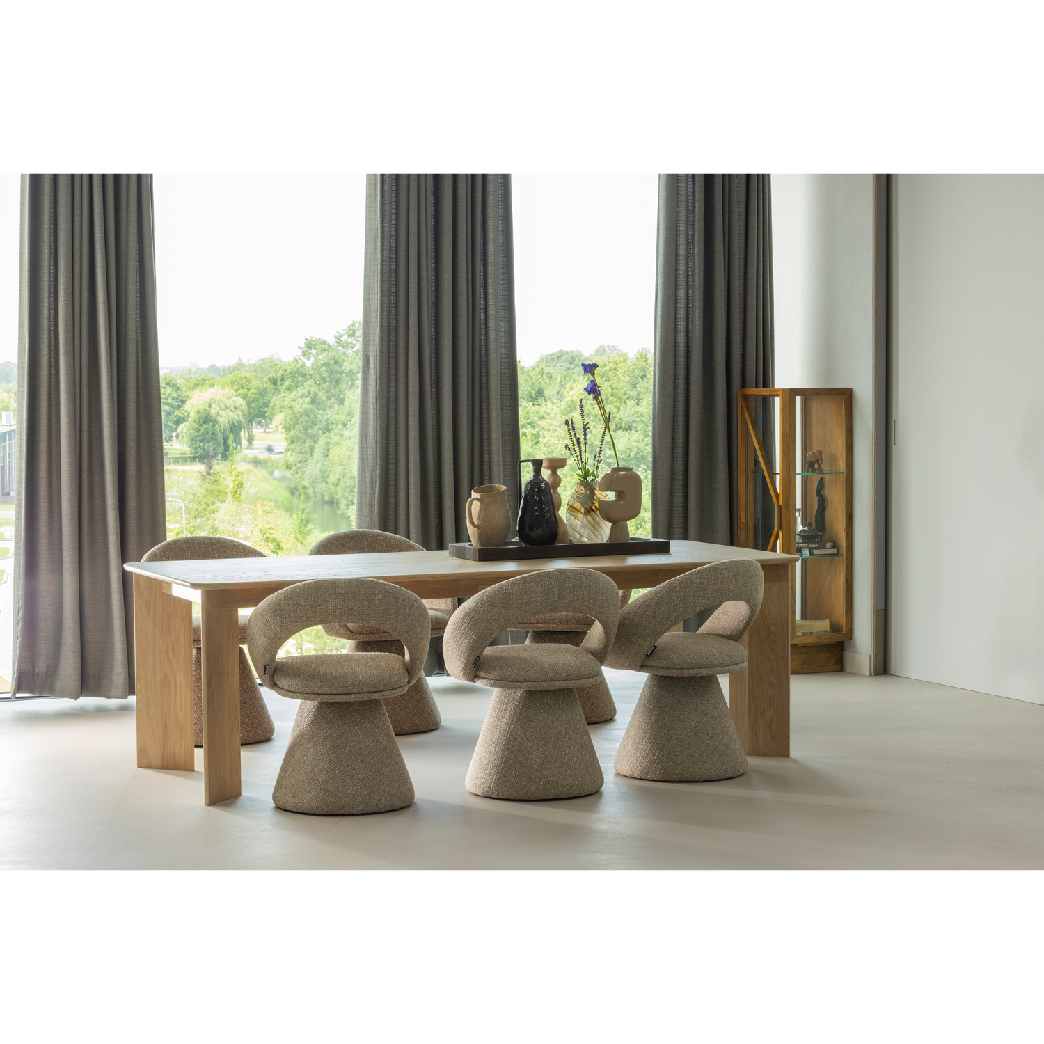 KELLA 1-DEURS KAST MANGOHOUT NATUREL