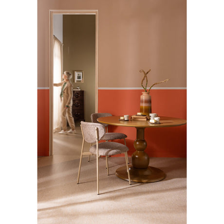 BLANCO EETTAFEL O120 CM MANGOHOUT HONINGGEEL